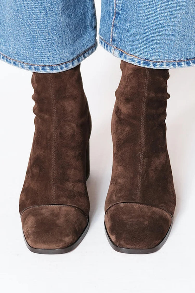 Lily - Elegant Suede Ankle Boots
