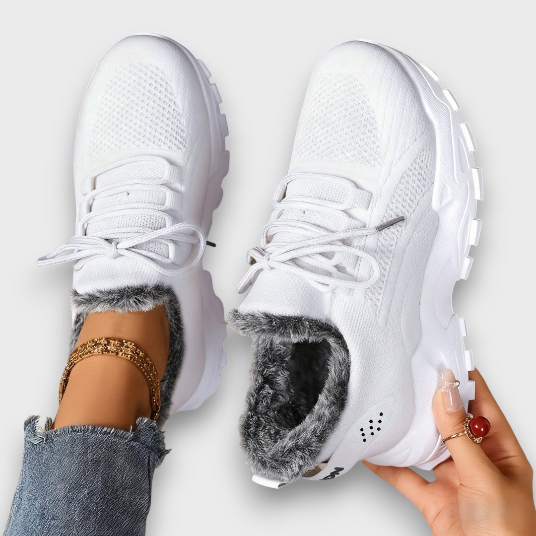 Chloe - Lace-Up Winter Sneakers