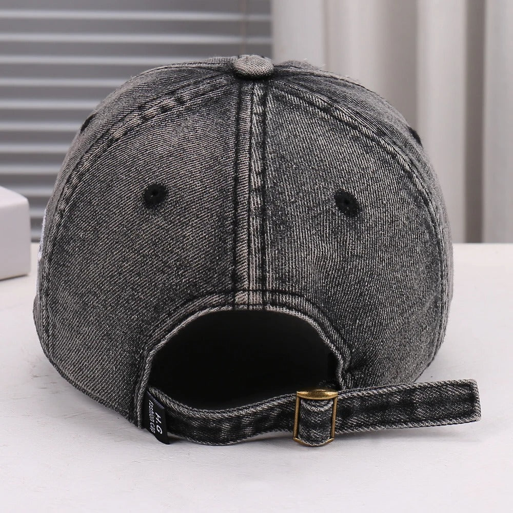 Never Give Up - Distressed Cap