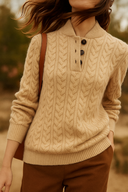 Amanda - Button-Up Sweater