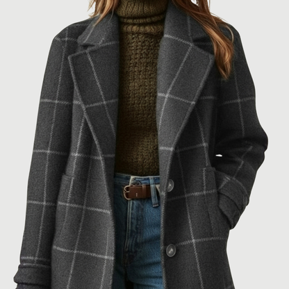 Fiona – Classic Check Coat