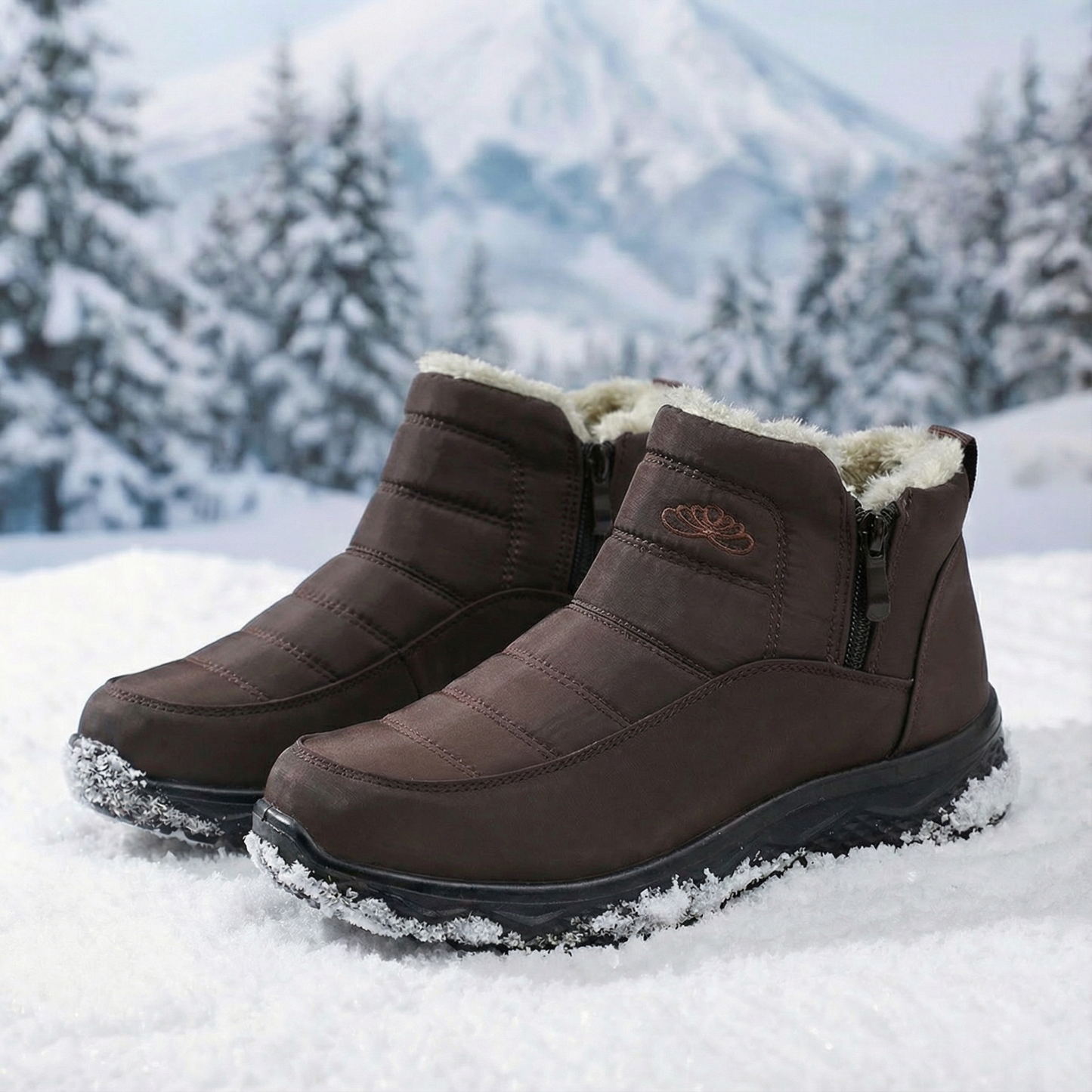 Chantal - Fleece Comfort Boots Low