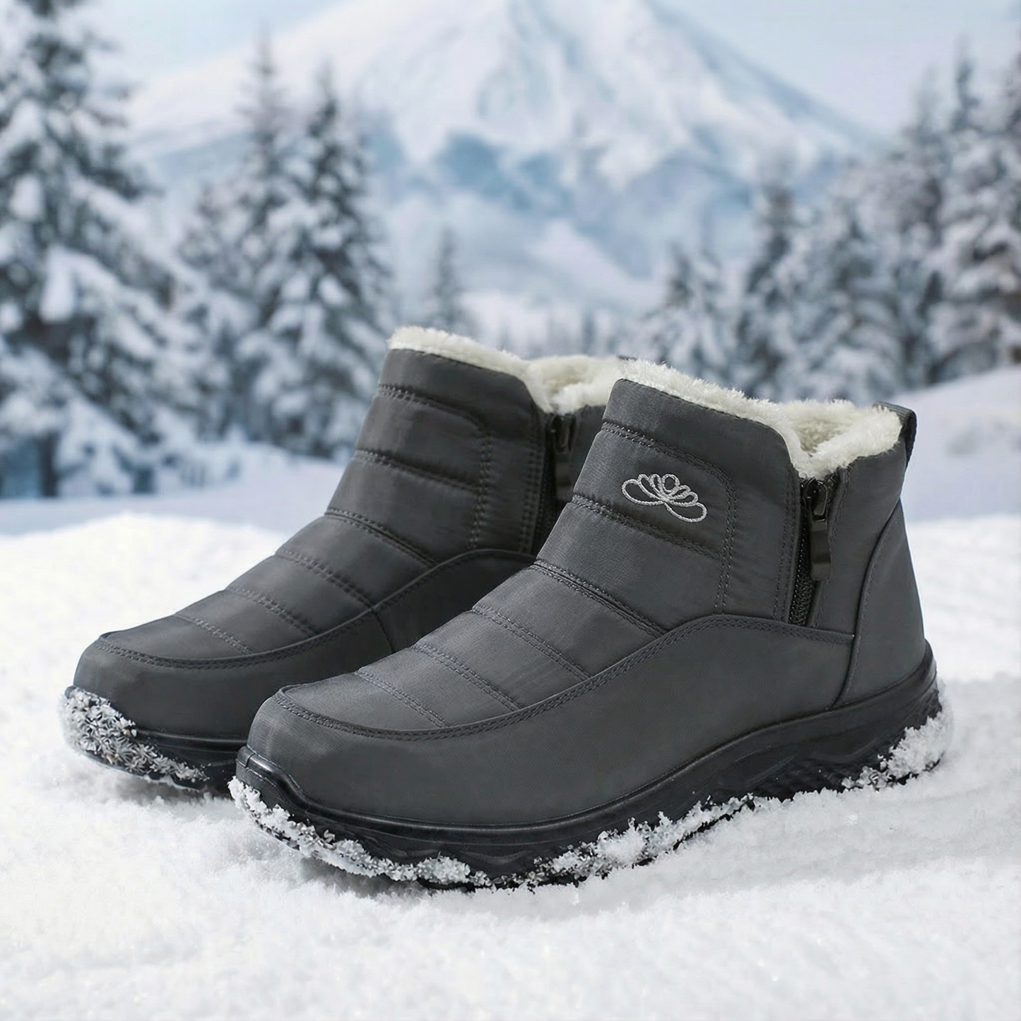 Chantal - Fleece Comfort Boots Low
