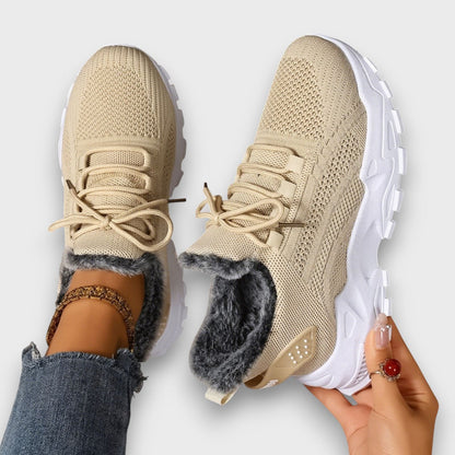 Chloe - Lace-Up Winter Sneakers