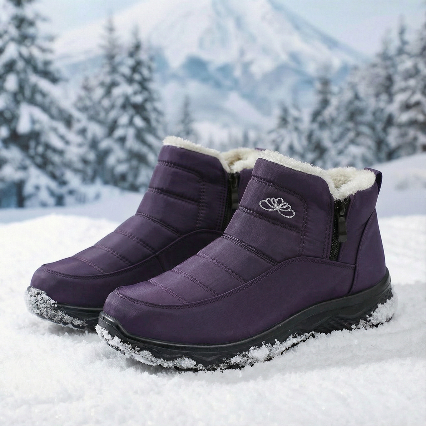 Chantal - Fleece Comfort Boots Low