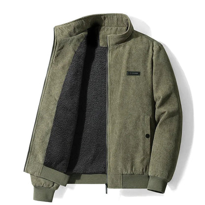 Udo - Corduroy jacket with fleece lining