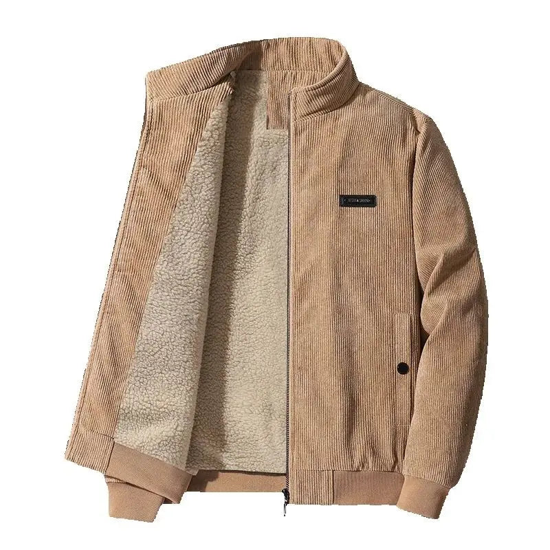 Udo - Corduroy jacket with fleece lining