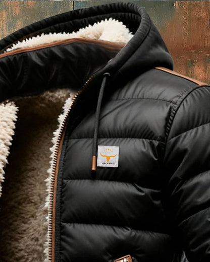 Marcus - Quilted Sherpa Winter Jacket