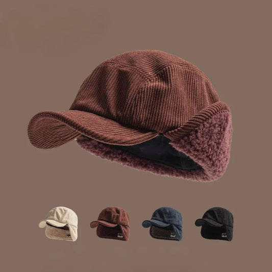 Hivéria – Ribbed Cap with Ear Flaps